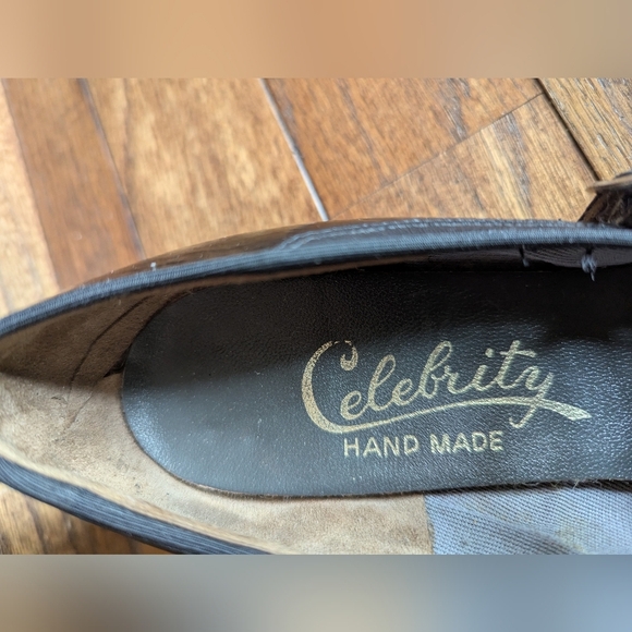 Vintage Celebrity Handmade 1920s Style Mary Jane Heeled Women's Shoes Size 9B - Picture 10 of 14